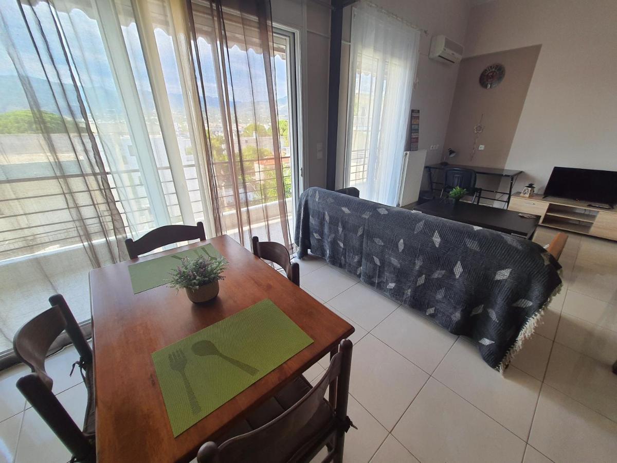 Seaside Beach Apartment Kalamáta Eksteriør bilde
